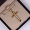 Dije Oro 10k - Cruz con Cristo Oro Combinado