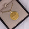 Medalla Oro 10k - San Benito de 2.4 cm Diámetro