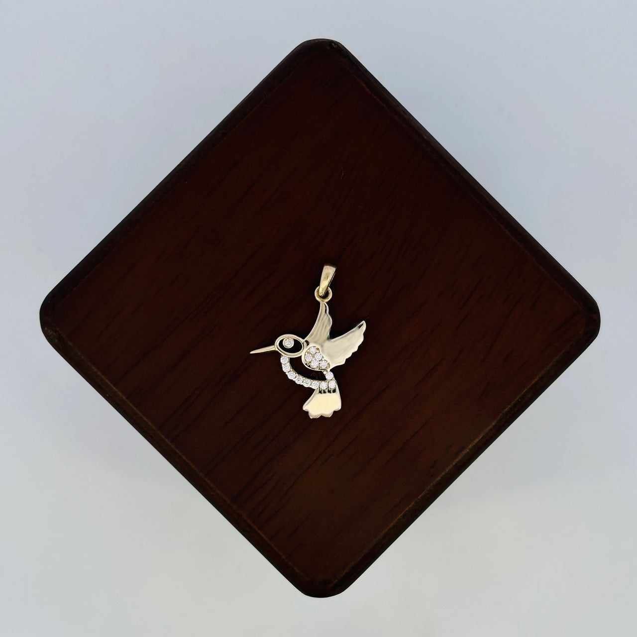 Dije Oro 10k - Colibrí con Zirconias