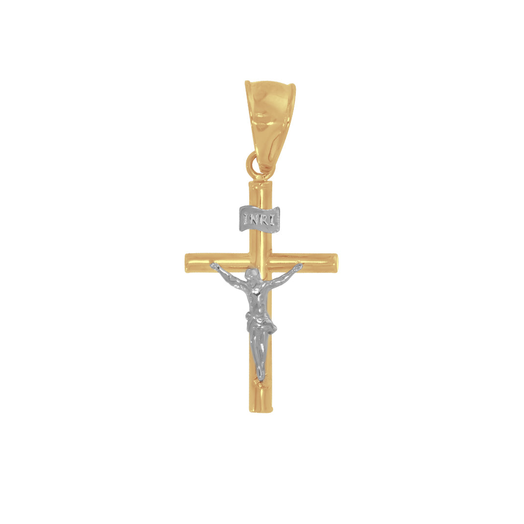 Cruz con Cristo 3 cm - Oro 10k