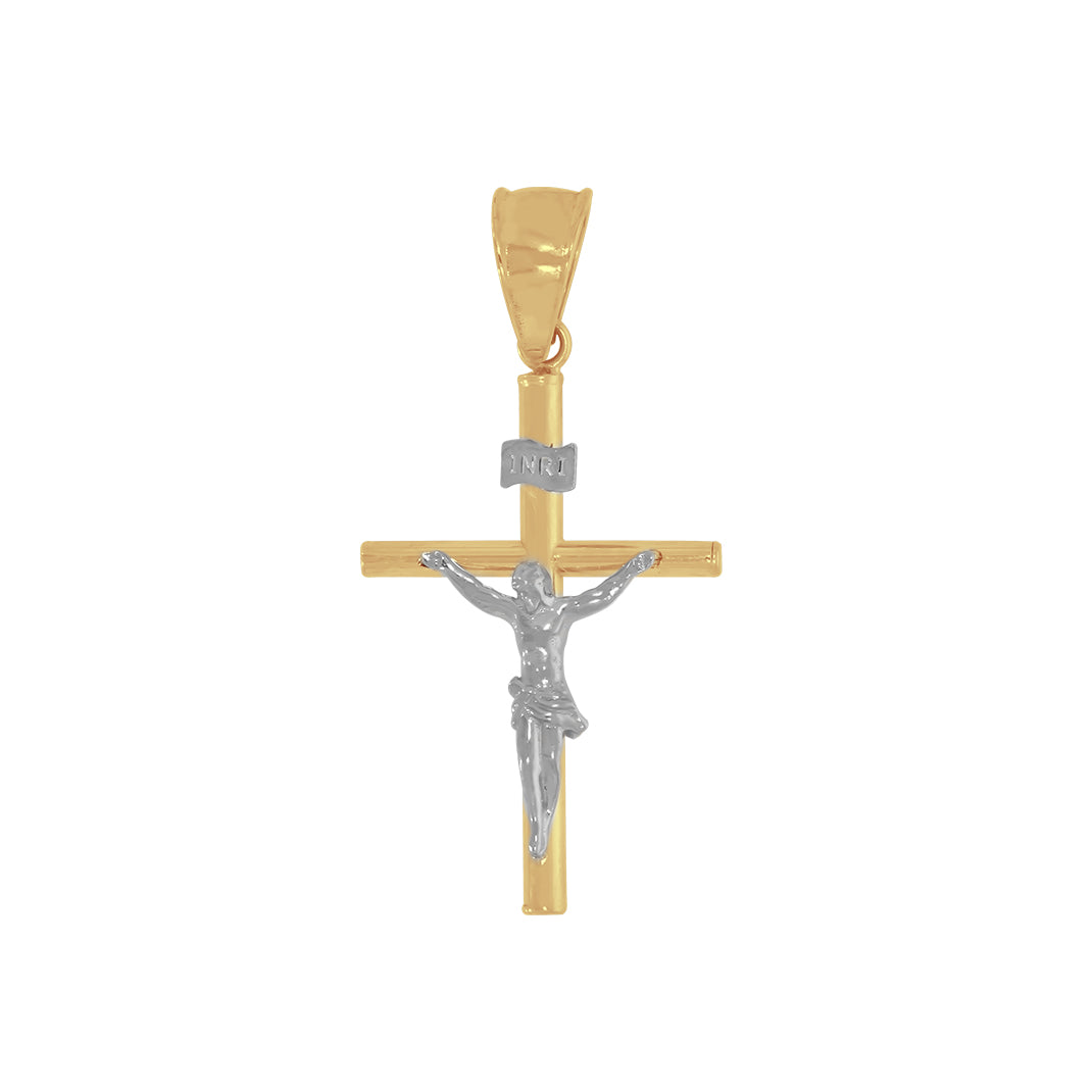 Cruz con Cristo 3.5 cm - Oro 10k