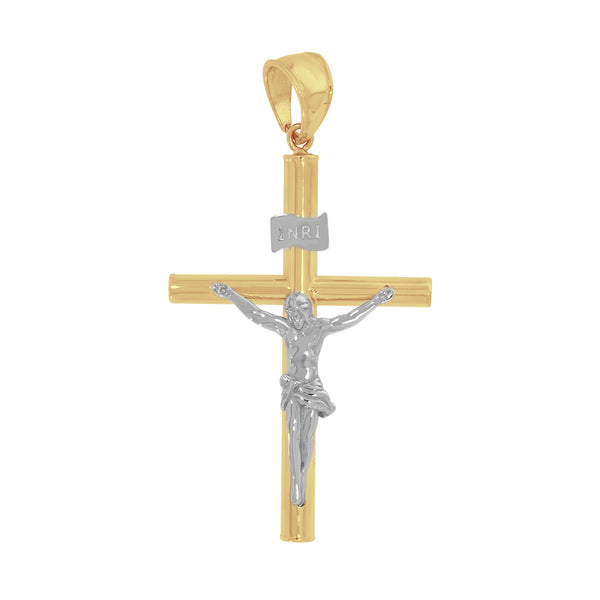 Cruz con Cristo 4.5 cm - Oro 10k