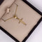 Cruz Lisa Oro 10k - 2.8 cm