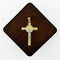 Cruz con Cristo y San Benito Oro 10k - 4.2 cm