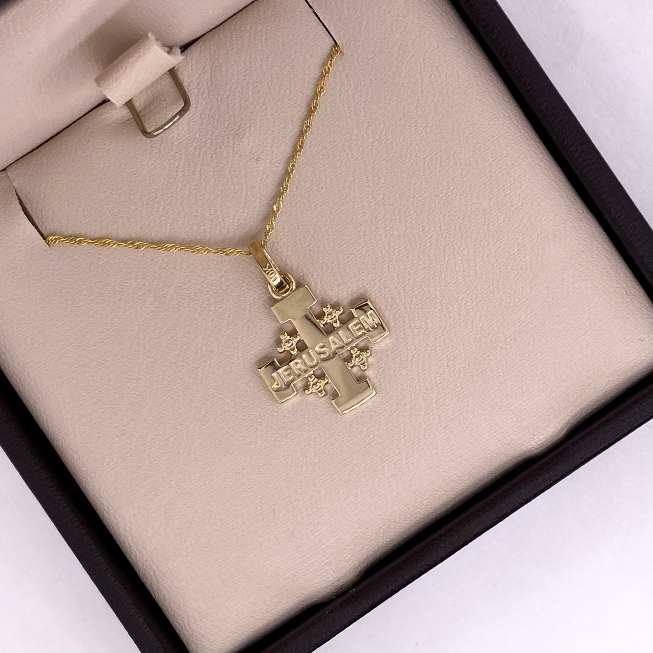 Cruz Oro 14k - Jerusalem
