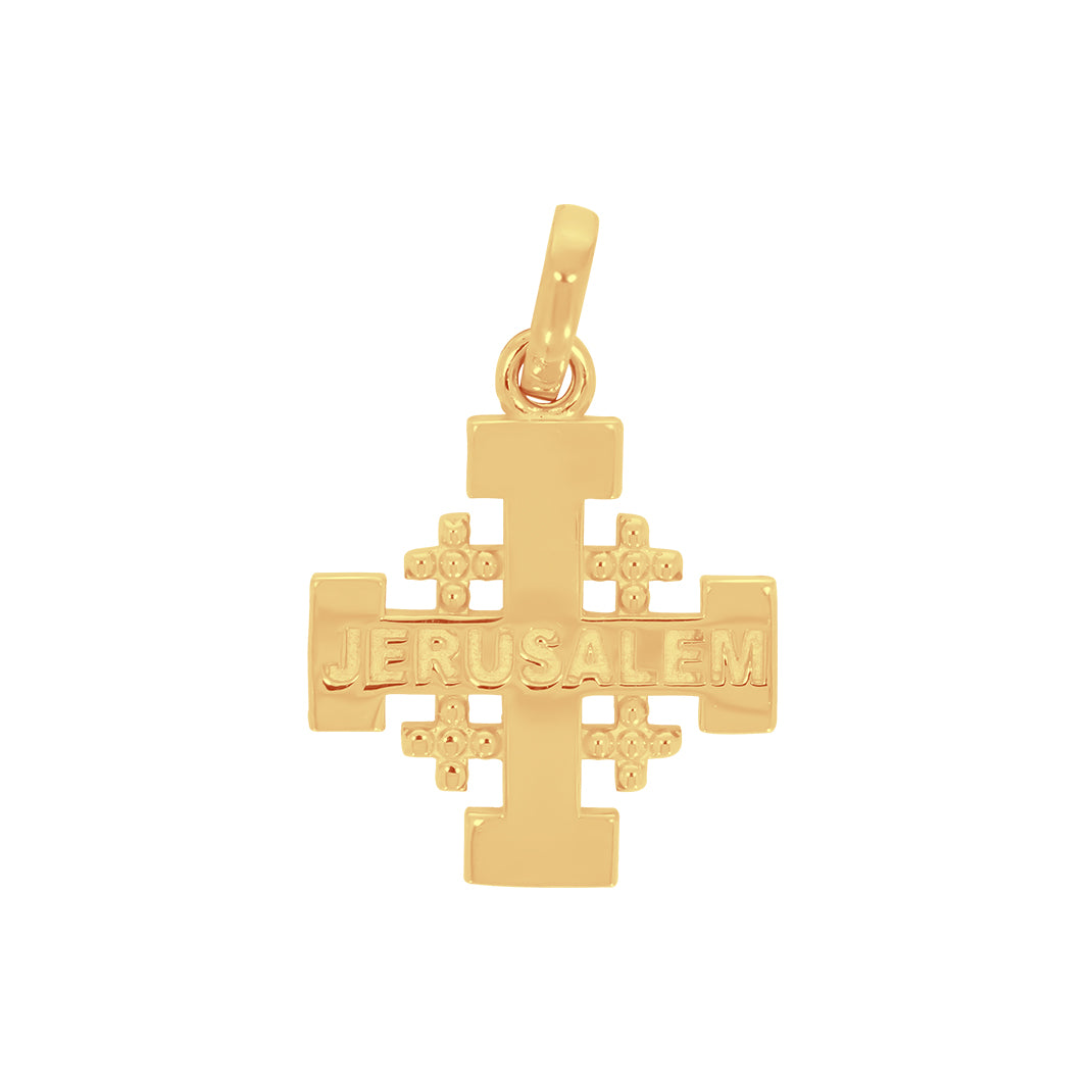 Cruz Oro 14k - Jerusalem