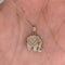 Dije Oro 10k - Elefante con Zirconias