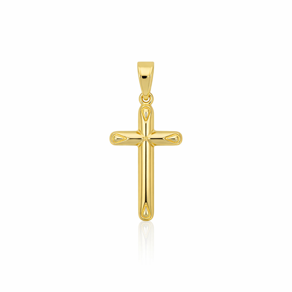 Cruz Oro 10k -  Lisa 2.4 CM