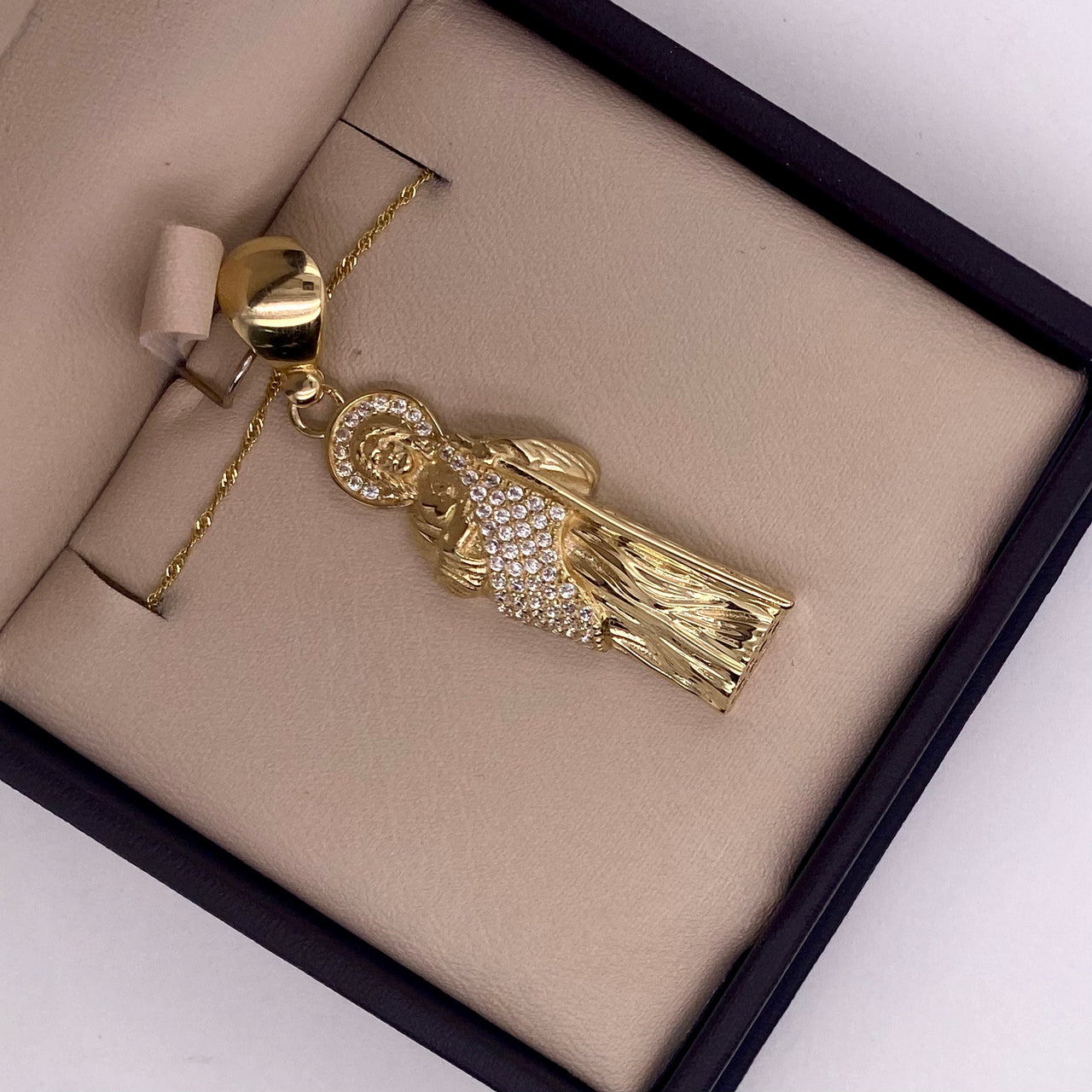 Dije Oro 10k - San Judas Tadeo con Zirconias