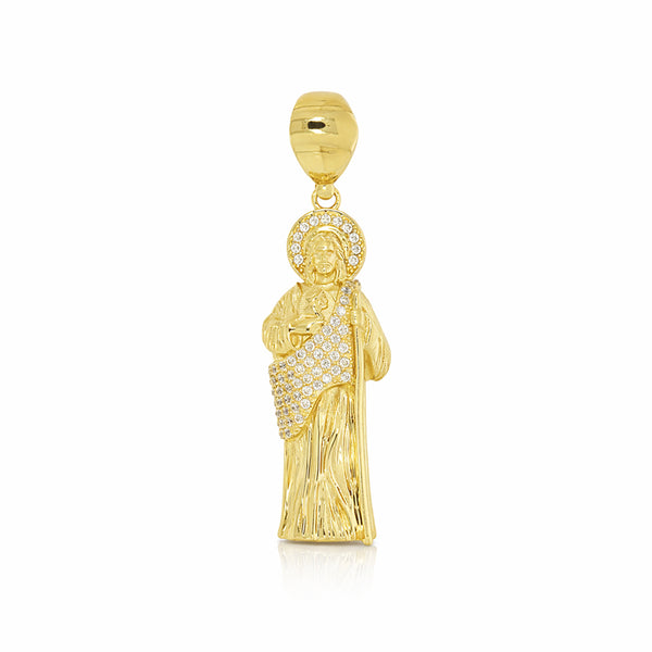 Dije Oro 10k - San Judas Tadeo con Zirconias