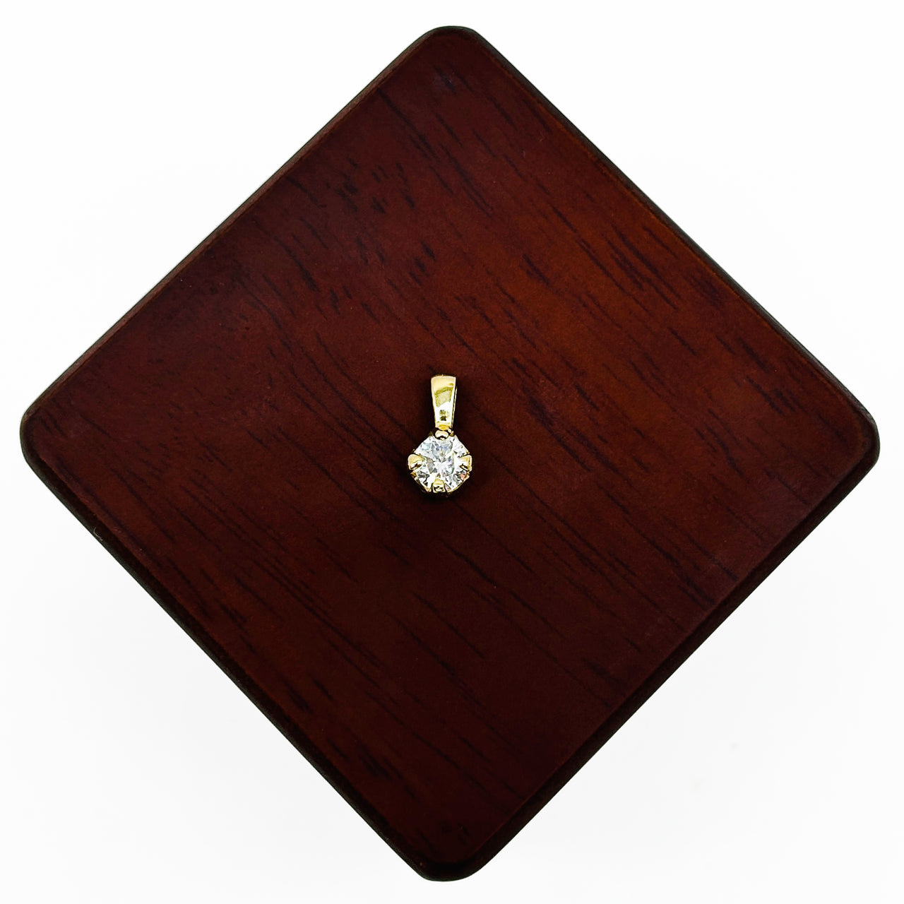 Dije Oro 14k - Moissanita 0.50 CT