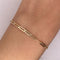 Pulsera Oro 10k - Clip 19 cm