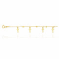 Pulsera Oro 10k - Cruces Colgantes