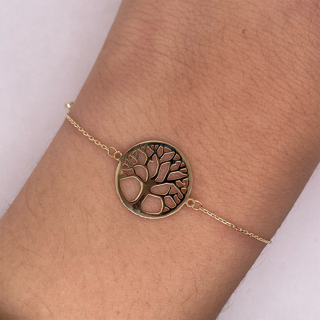 Pulsera Oro 10k - Árbol de la Vida