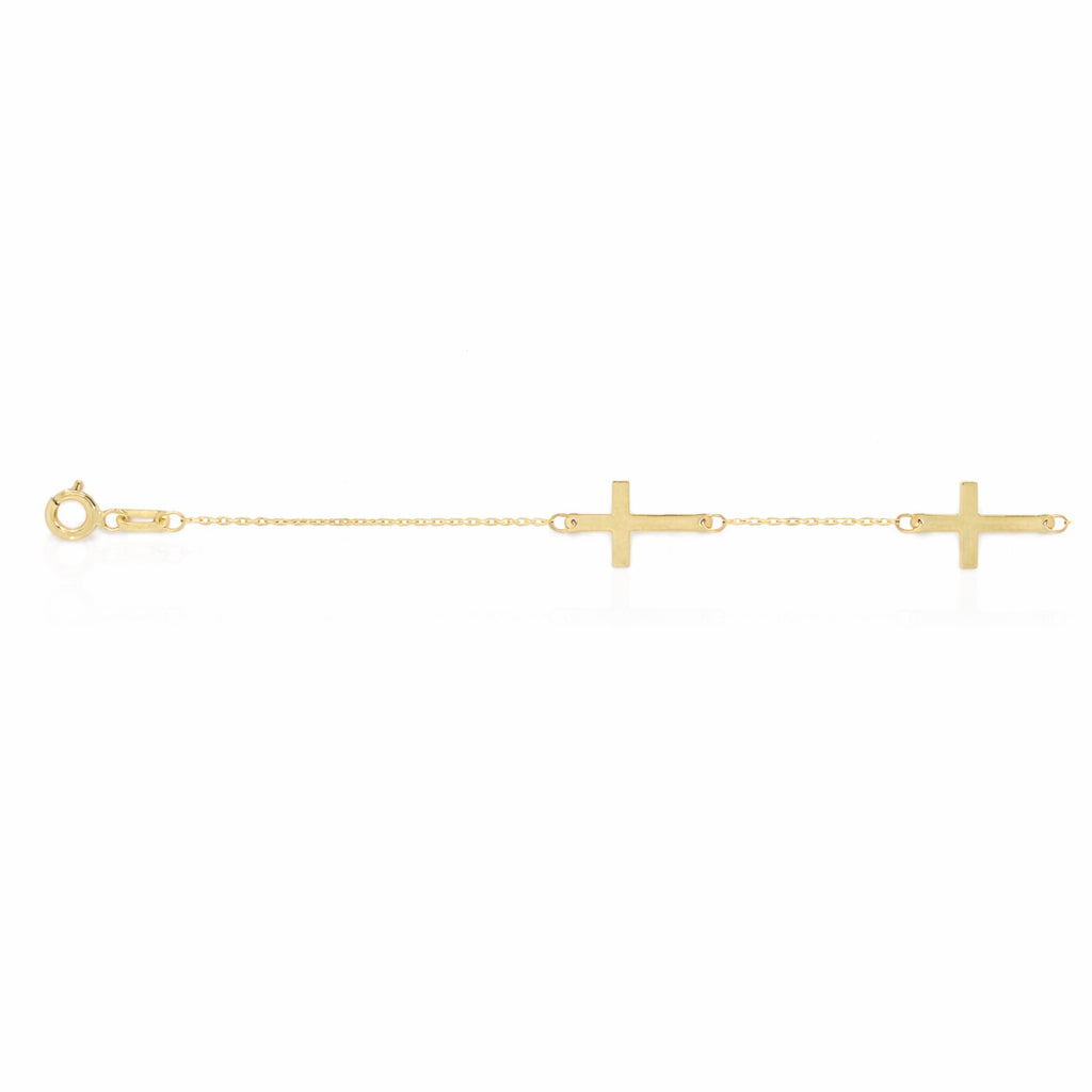 Pulsera Oro 10k - Cruces