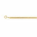 Pulso Oro 10k - Barbado Liso - 18 cm