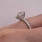 Anillo Oro Blanco 14k - 2.30 CTW Diamante de Laboratorio IGI