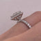 Anillo Oro Blanco 14k - 2.40 CTW Diamante de Laboratorio IGI