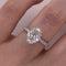 Anillo Oro Blanco 14k - 2.35 CTW Diamante de Laboratorio IGI