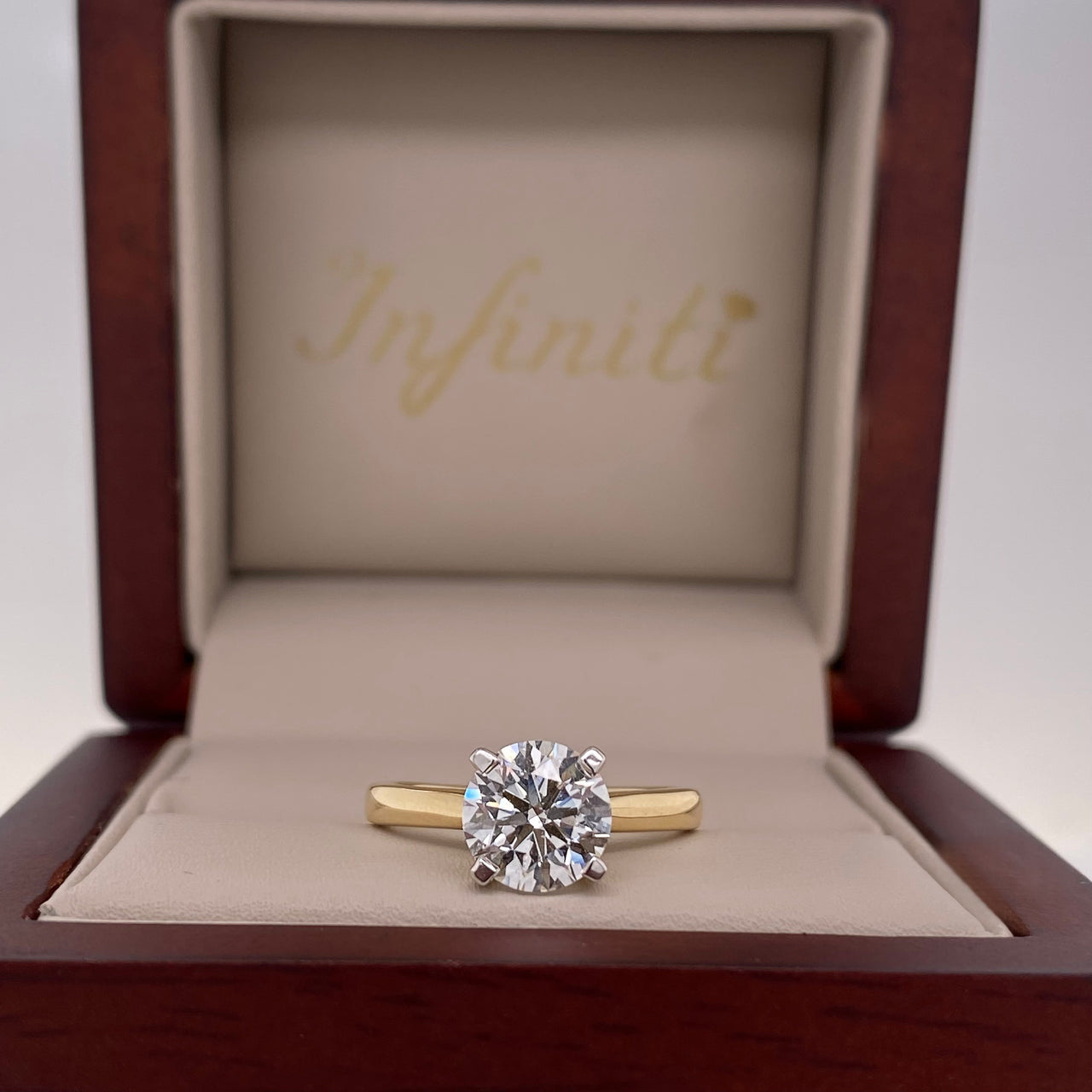 Anillo Oro 14k - 1.50 CT Diamante de Laboratorio IGI