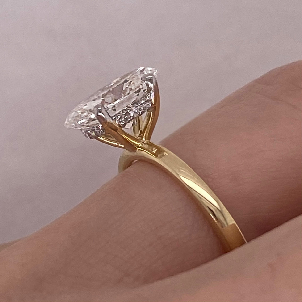 Anillo Oro 14k - 2.00 CT Diamante de Laboratorio IGI