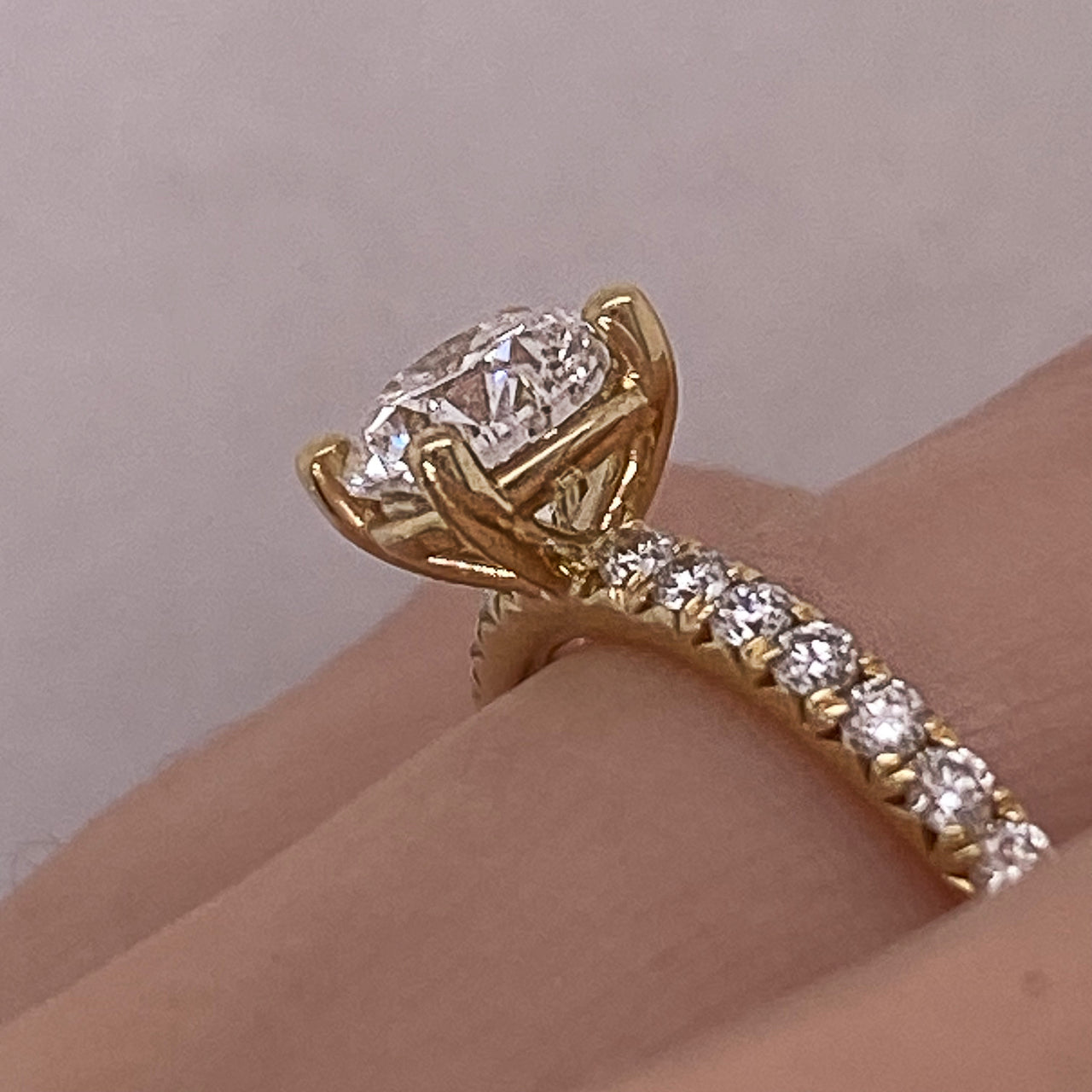 Anillo Oro 14k - 1.35 CTW Diamante de Laboratorio