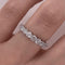 Churumbela Oro Blanco 14k - Diamantes de Laboratorio de 1.00 CTW