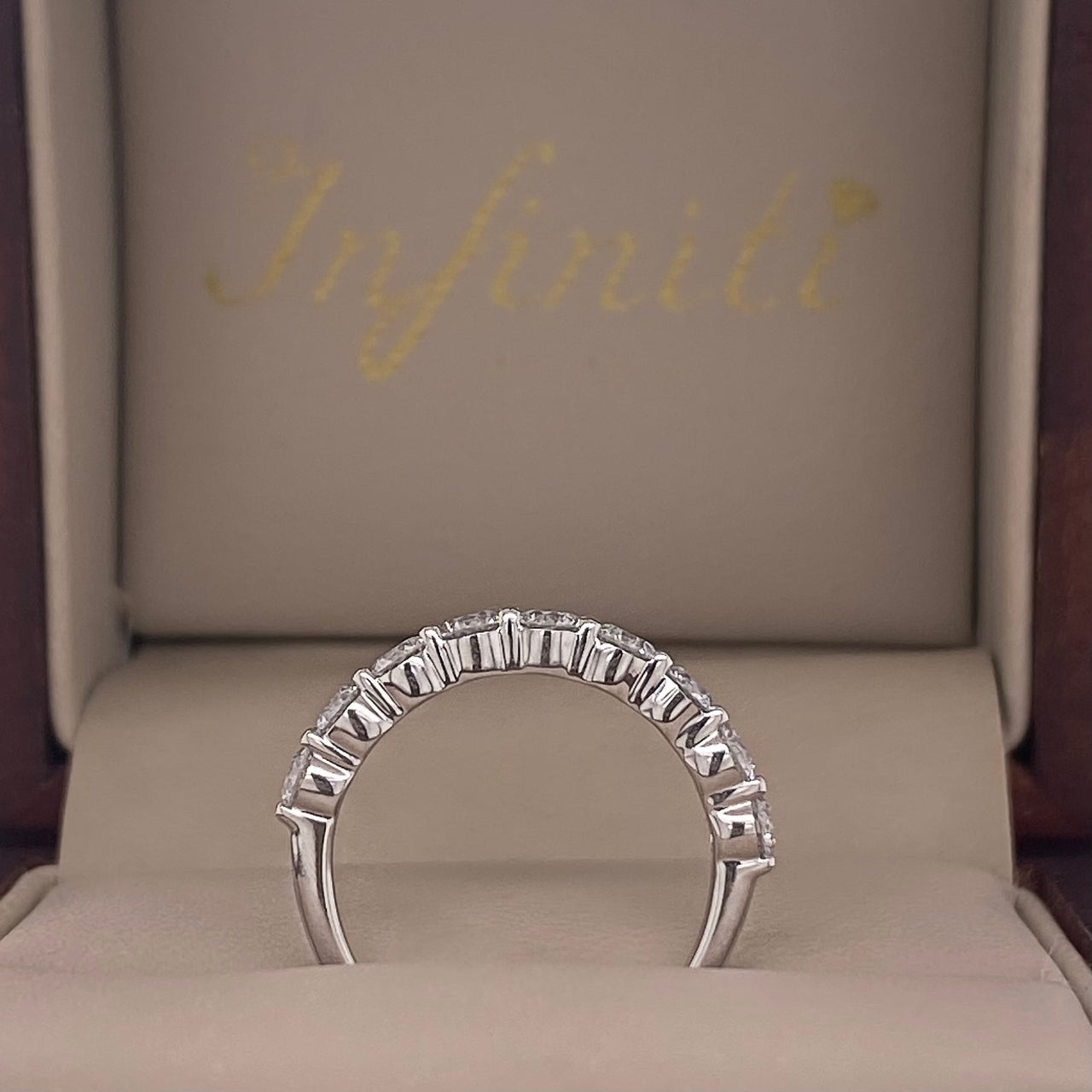 Churumbela Oro Blanco 14k - Diamantes de Laboratorio de 1.00 CTW