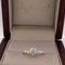 Anillo Oro 10k - Zirconia Central de 5 mm con Laterales