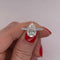 Anillo Oro Blanco 14k - 2.30 CTW Diamante de Laboratorio IGI