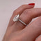 Anillo Oro Blanco 14k - 2.30 CTW Diamante de Laboratorio IGI