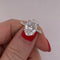 Anillo Oro Blanco 14k - 3.00 CT Diamante de Laboratorio IGI