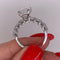 Anillo Oro Blanco 14k - 2.70 CTW Diamante de Laboratorio IGI
