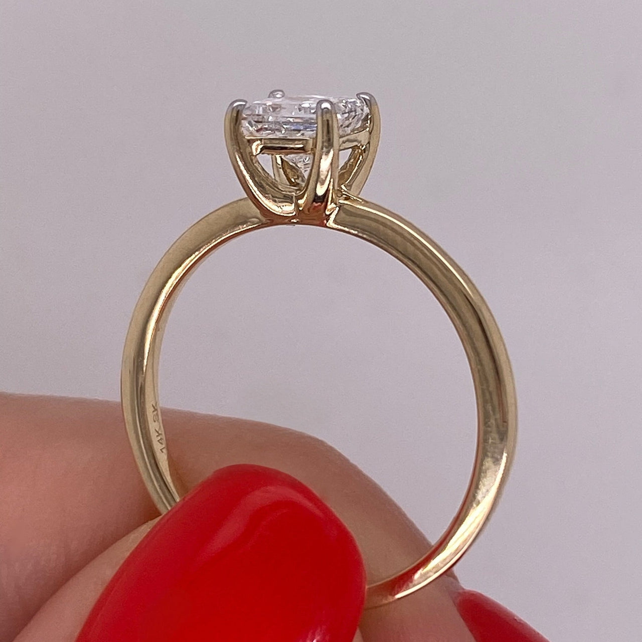 Anillo Oro 14k - 0.50 CT Diamante de Laboratorio IGI