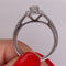Anillo Oro Blanco 14k - Diamantes Natural de 0.50 CTW