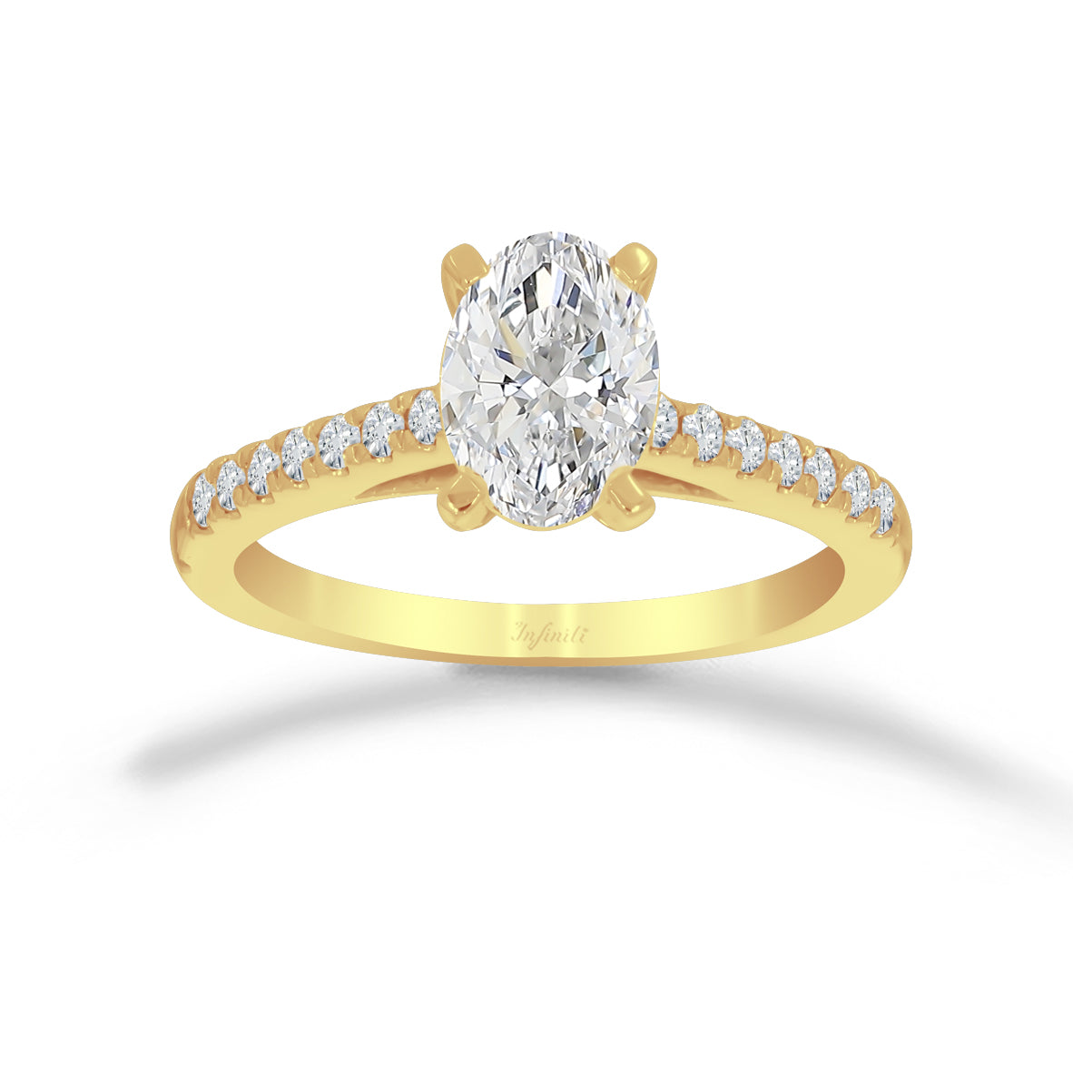 TJD Diamante da 0,50 Carati Oro Bianco 18 Carati Orecchini a cerchio Twist in ve