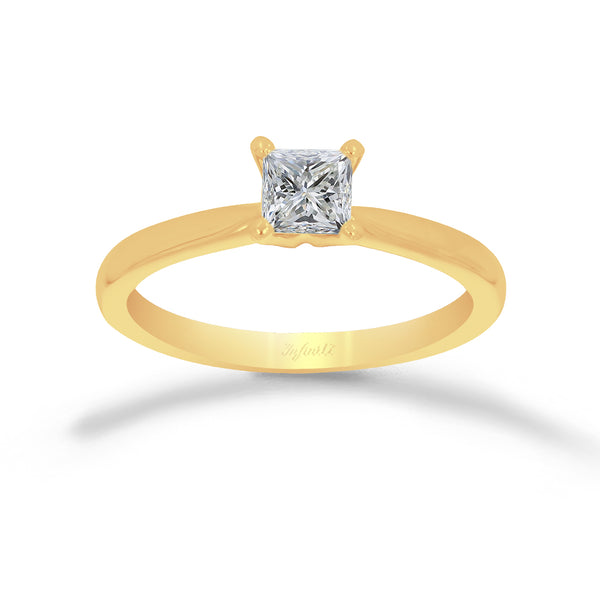 Anillo Oro 14k - 0.50 CT Diamante de Laboratorio IGI