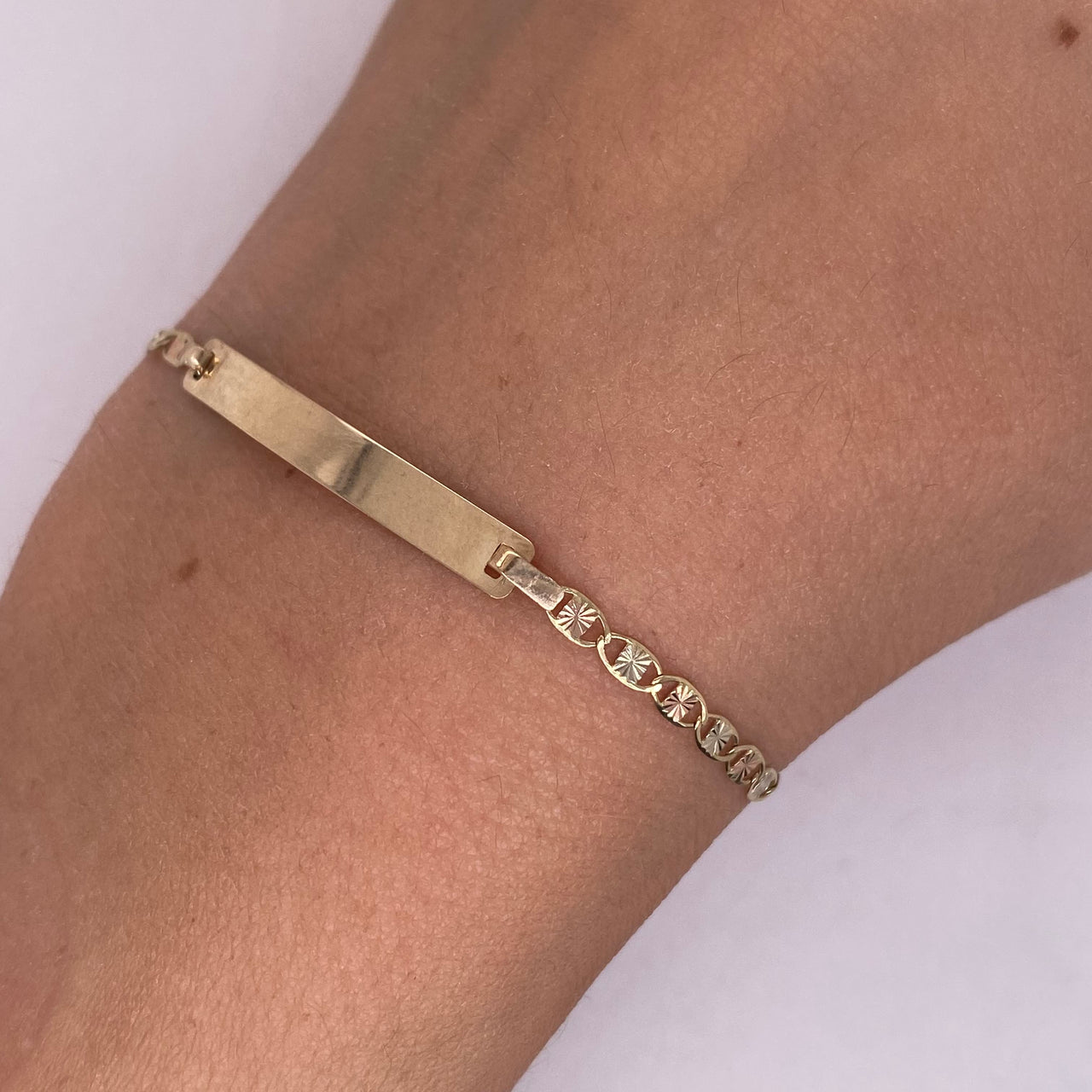 Esclava Oro 10k - Gucci Florentino 13/14.5 cm Largo