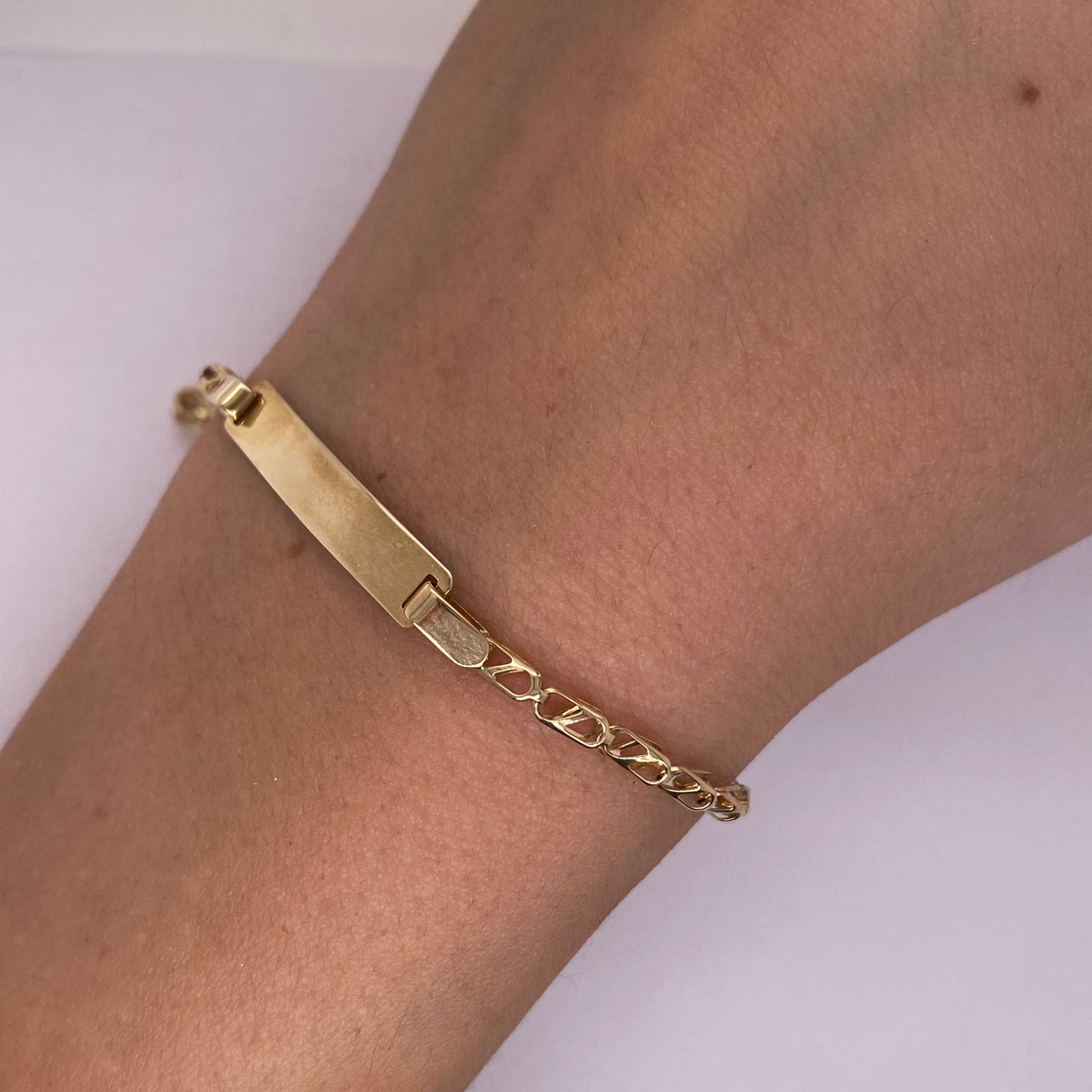 Esclava Oro 14k - Perniche 12-14 cm Largo