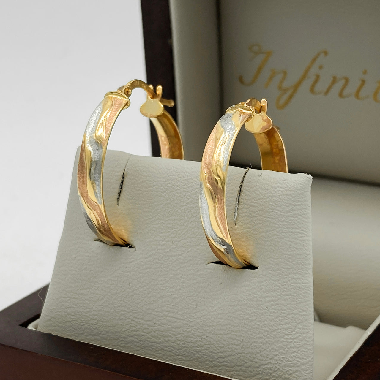 Arracada Oro 10k - Florentino 1.3/1.8/2.4/2.6 cm Diámetro
