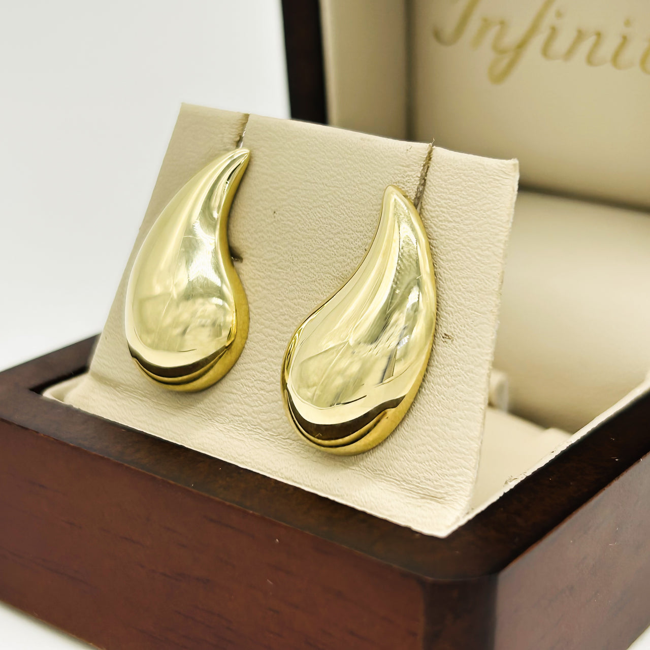 Aretes Oro 10k - Gota