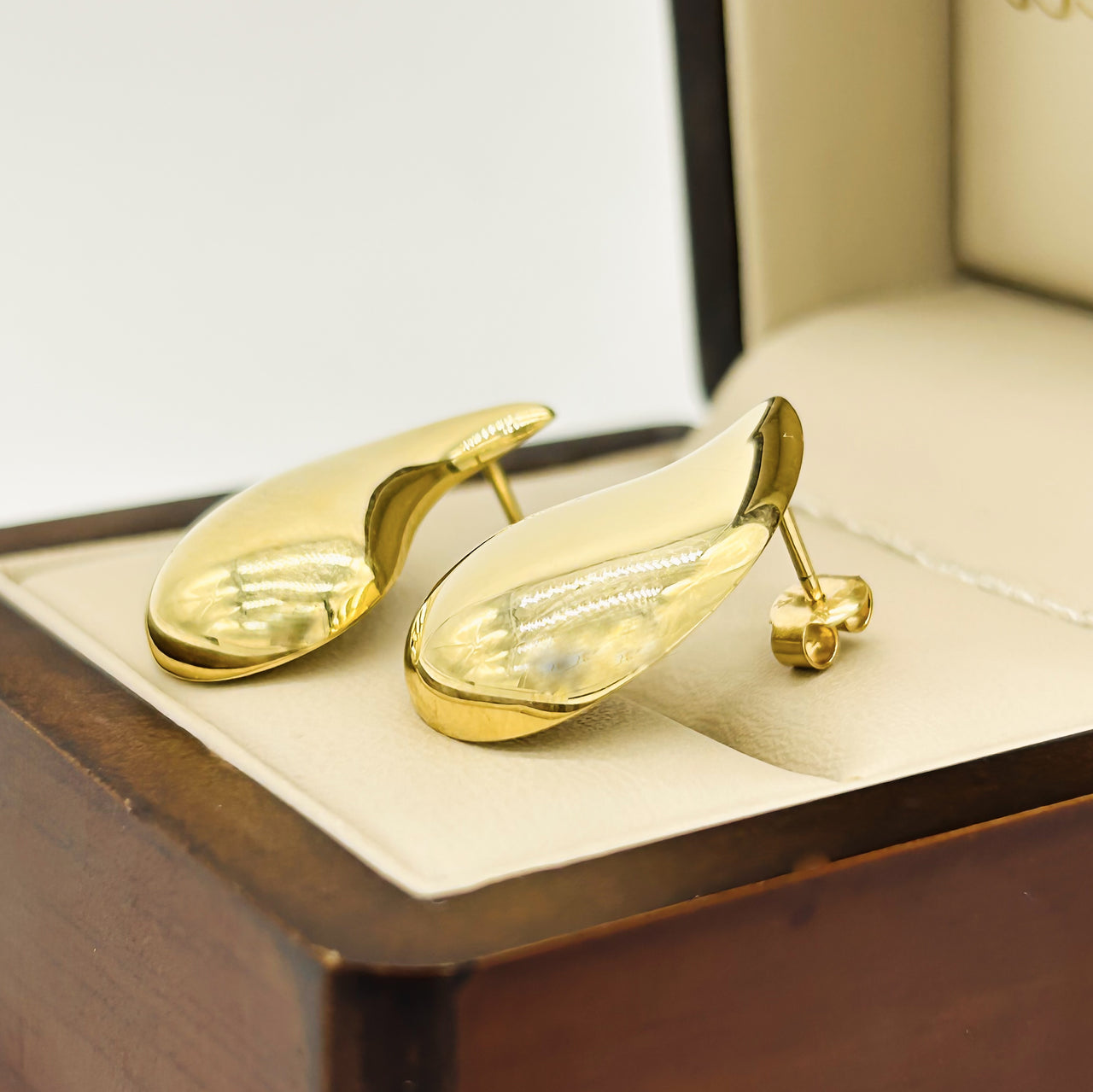 Aretes Oro 10k - Gota