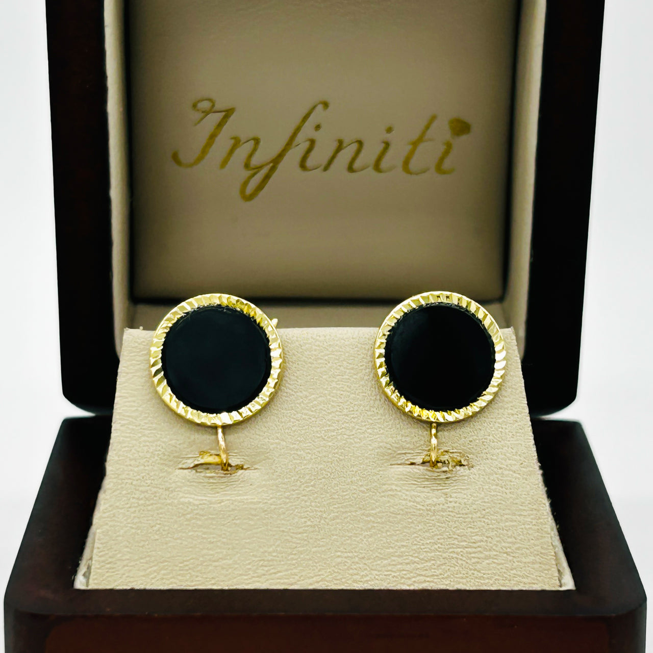 Arete Oro 10k - Onix
