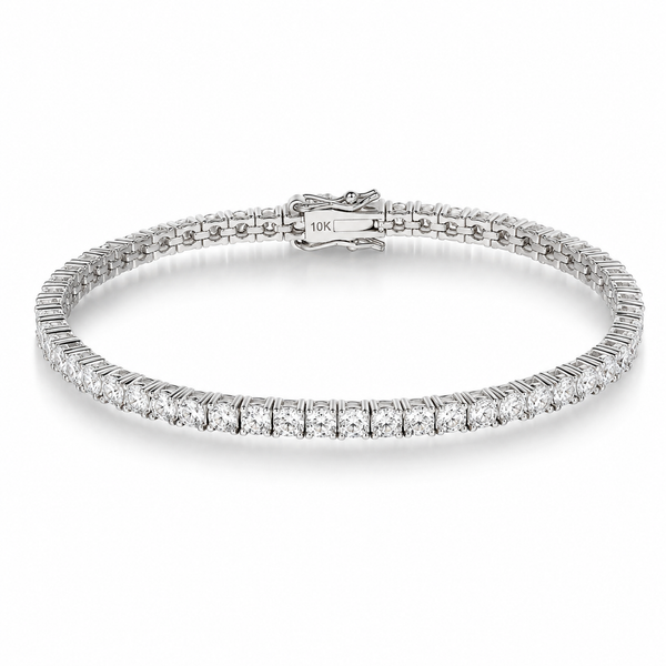 Pulsera Tennis Bracelet - Oro 10k Diamante Laboratorio 4 CT
