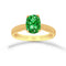Anillo Oro 14k - Esmeralda Laboratorio 1.3 CT