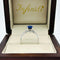 Anillo Oro Blanco 14k - Zafiro Laboratorio 1.6 CT