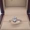 Anillo Oro Blanco 14k - 0.75 CTW Diamante de Laboratorio IGI