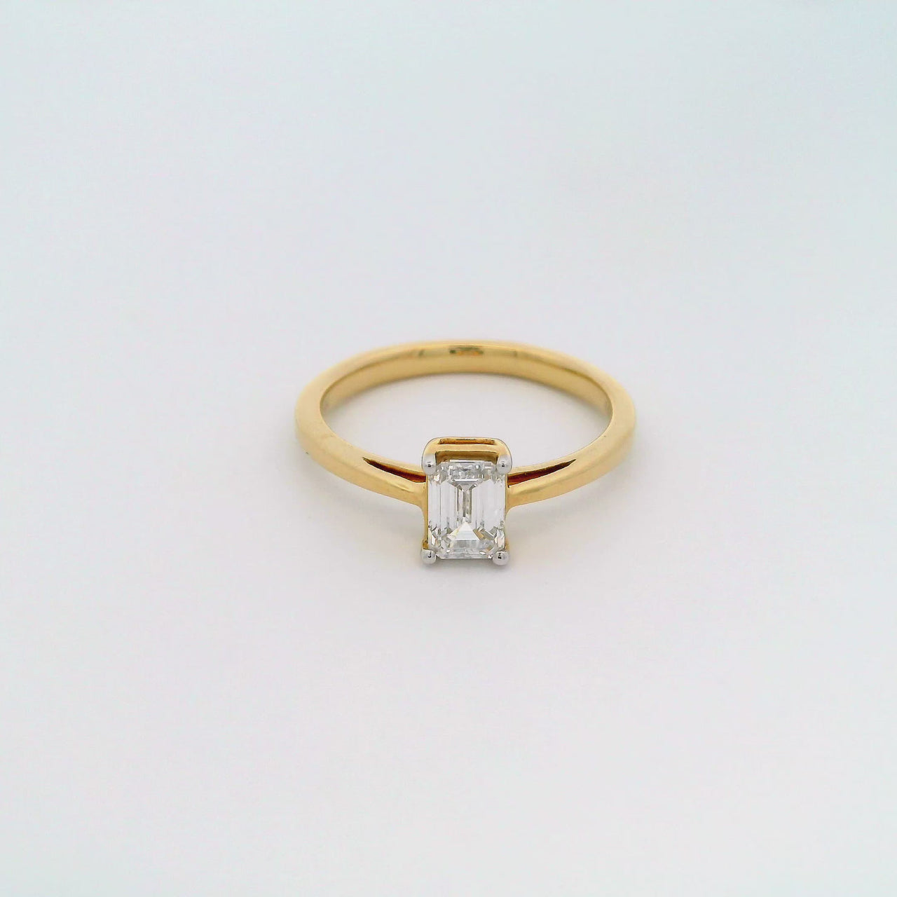 Anillo Oro 14k - 0.50 CT Diamante de Laboratorio IGI