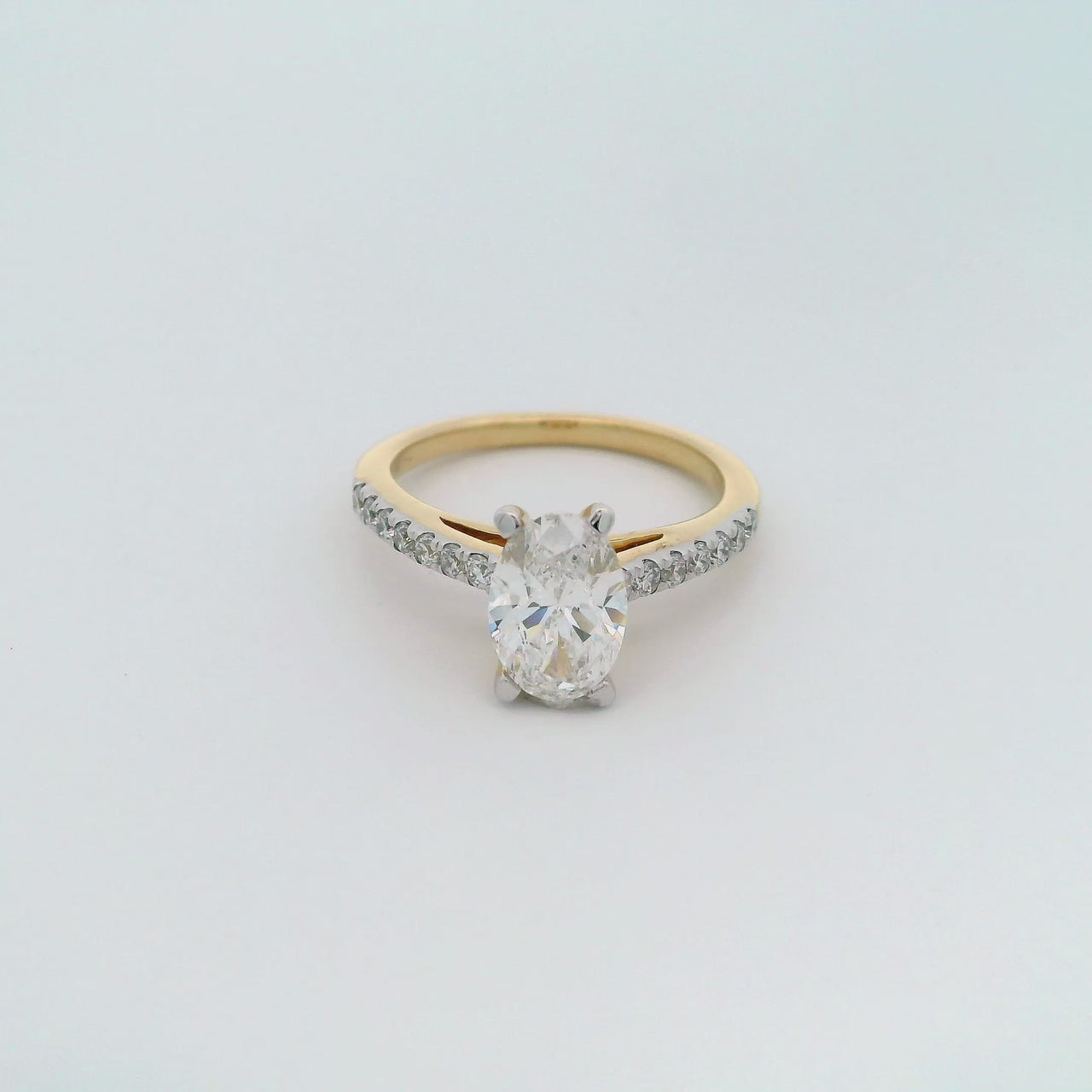 Anillo Oro 14k - 1.20 CTW Diamante de Laboratorio IGI