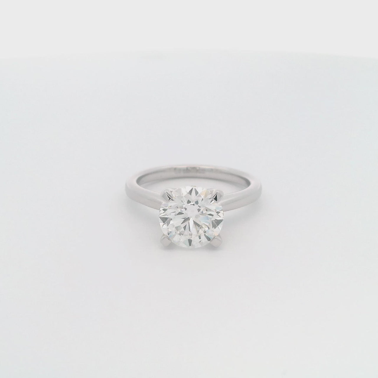 Anillo Oro Blanco 14k - 2.00 CT Diamante de Laboratorio IGI